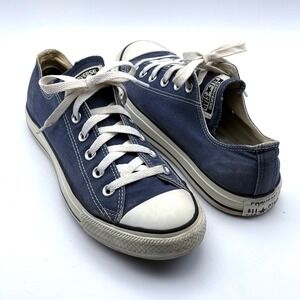 Converse Chuck Taylor All Star Low Top Navy Blue Sneakers Mens 8 Womens 10